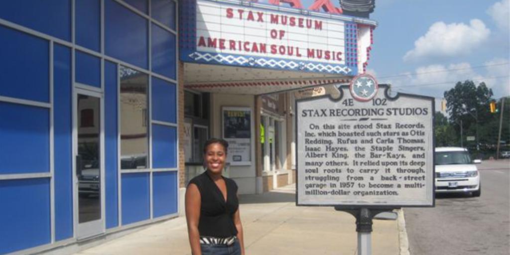 Chrishana Lloyd at the Stax Museum